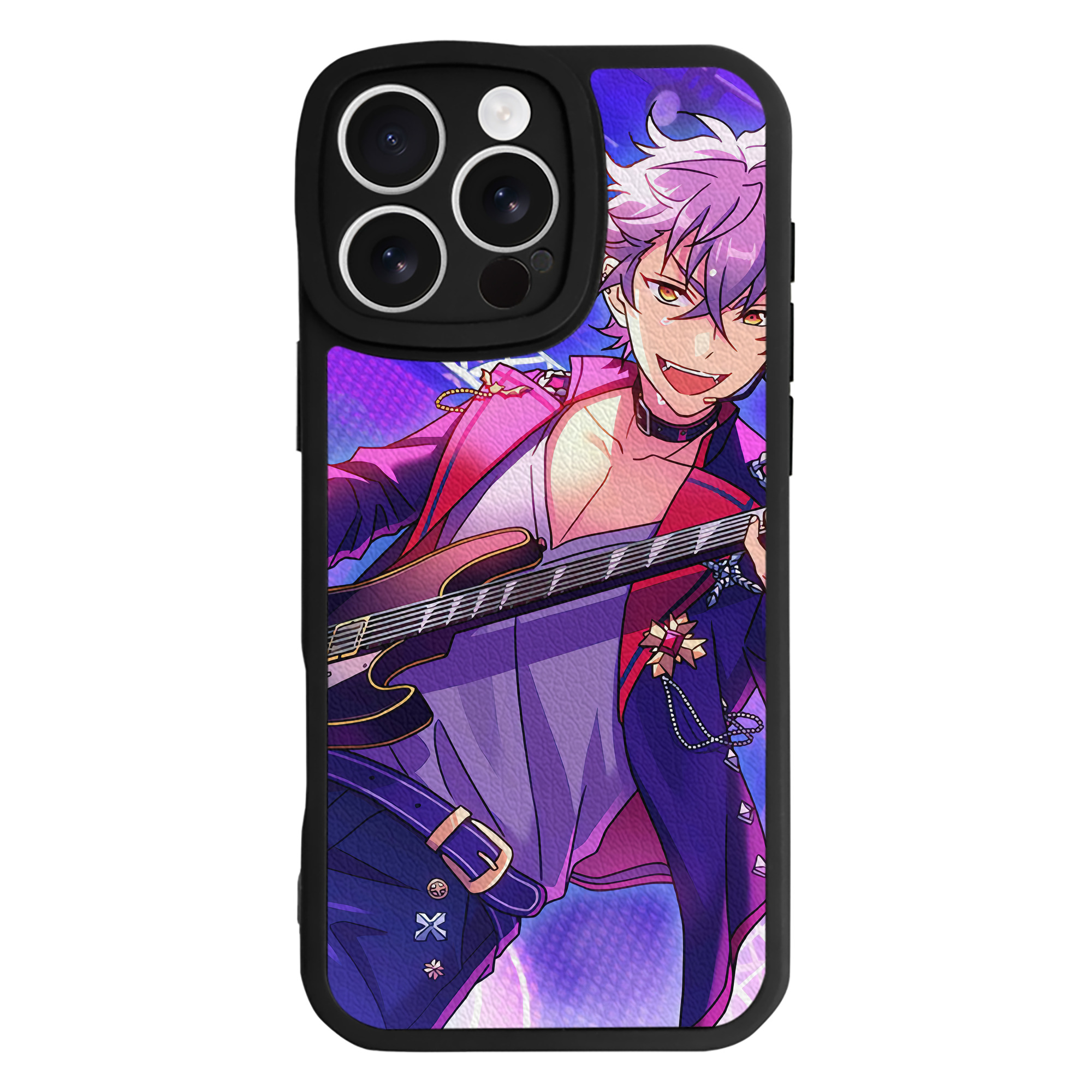 （画像用） あんさんぶるスターズ! Ensemble Stars 【iPhone 16シリーズ対応】シリコンスマホケース（レザー調） 材質：シリコン